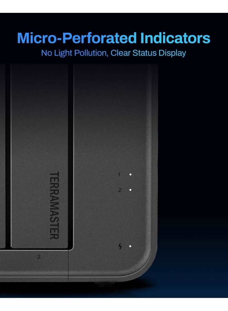 TERRAMASTER F2-425 2-Bay NAS Storage – Intel x86 Quad-Core CPU, 4GB RAM, 2.5GbE LAN, Network Attached Storage Multimedia Server for Home Users 16TB Bundle with 2 X 8TB WD Red Plus - Image 4